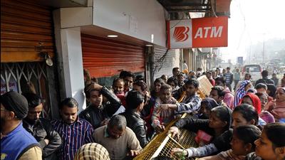 Opposition said that the PM should apologise to the nation for the ‘failure of demonetisation’ after it completed its five years. Opposition said that the PM should apologise to the nation for the ‘failure of demonetisation’ after it completed its five years.