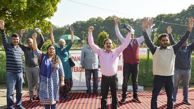 The PU teachers’ body had earlier written to the vice-chancellor urging him to do the needful by November. The PU teachers’ body had earlier written to the vice-chancellor urging him to do the needful by November.