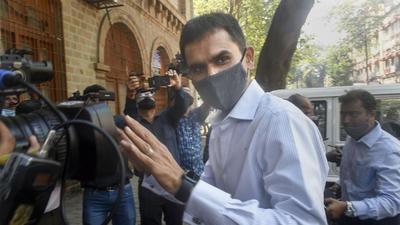 Mumbai zonal director of the NCB, Sameer Wankhede, arrives at the NCB office in Mumbai. Maharashtra minister Nawab Malik has alleged a link between Wankhede’s sister-in-law and the drugs business. (PTI/File) Mumbai zonal director of the NCB, Sameer Wankhede, arrives at the NCB office in Mumbai. Maharashtra minister Nawab Malik has alleged a link between Wankhede’s sister-in-law and the drugs business. (PTI/File)