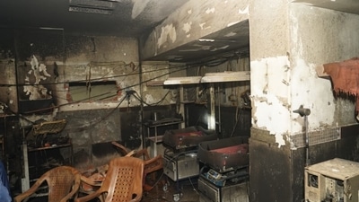 Four children died in a fire that broke out in the paediatric ward of Bhopal’s Kamala Nehru hospital on Monday evening. Four children died in a fire that broke out in the paediatric ward of Bhopal’s Kamala Nehru hospital on Monday evening.