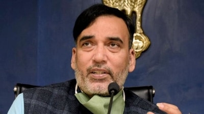 Delhi environment minister Gopal Rai. (ANI file photo) Delhi environment minister Gopal Rai. (ANI file photo)