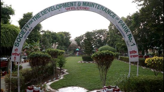 There are around 1,800 neighbourhood parks in Chandigarh. Of these, nearly 700 are being maintained by RWAs. (HT Photo)