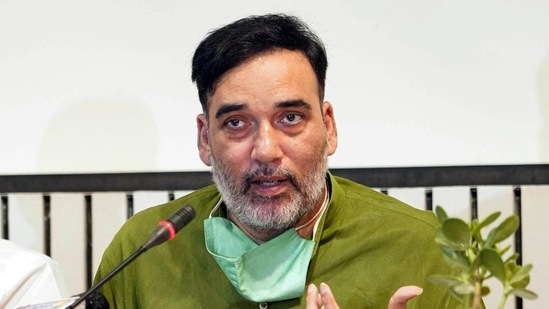 Delhi environment minister Gopal Rai. (ANI)
