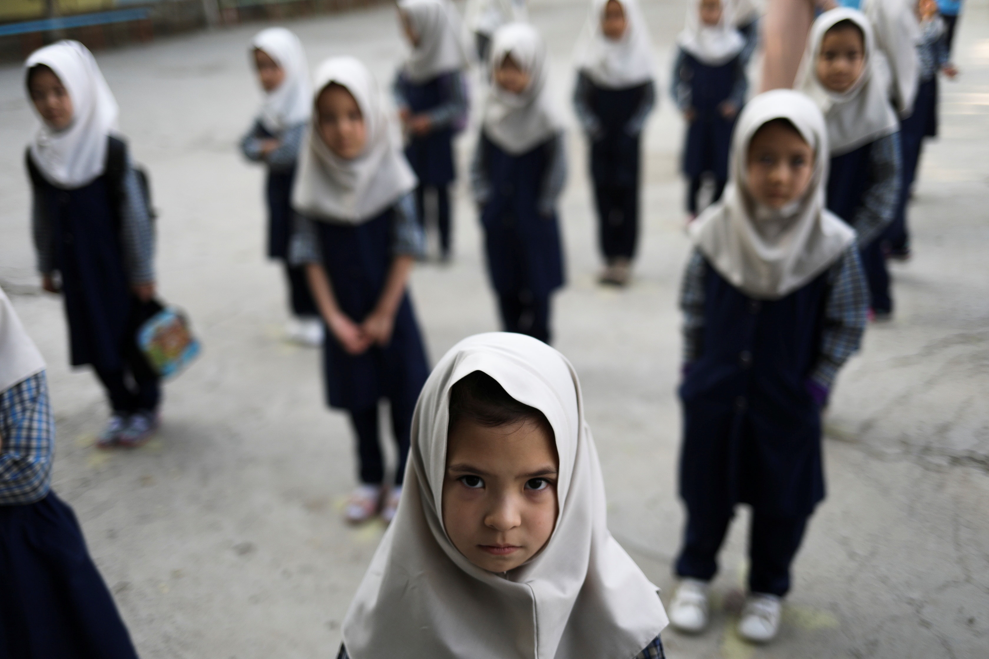 For the past several months only girls up to grade 6 were allowed. (West Asia News Agency) via REUTERS (via REUTERS)