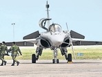 BJP accused the previous Congress government of irregularities in the Rafale fighter jet deal.(HT Photo) BJP accused the previous Congress government of irregularities in the Rafale fighter jet deal.(HT Photo)