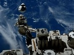 This screengrab taken from the SpaceX live webcast shows a view of the Crew-2 SpaceX Dragon capsule dubbed ‘Endeavour', off the side of the International Space Station, as they return to earth. This screengrab taken from the SpaceX live webcast shows a view of the Crew-2 SpaceX Dragon capsule dubbed ‘Endeavour', off the side of the International Space Station, as they return to earth.