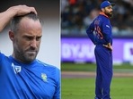 Faf du Plessis and Virat Kohli. (Getty Images) Faf du Plessis and Virat Kohli. (Getty Images)