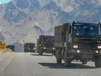 Indian Army trucks in Ladakh (PTI/Image used only for representation)