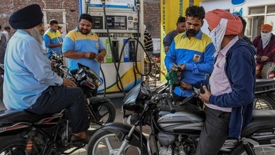 Central taxes on petrol and diesel are split into multiple components. While some of these taxes are ad valorem — tax imposed as a share of price of the commodity — in nature, some of them are fixed. (AFP Photo) Central taxes on petrol and diesel are split into multiple components. While some of these taxes are ad valorem — tax imposed as a share of price of the commodity — in nature, some of them are fixed. (AFP Photo)