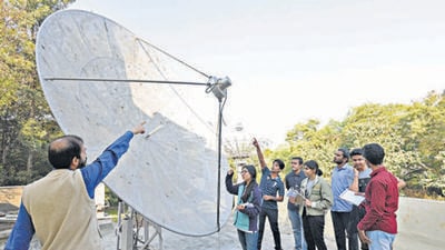 A group of scientists working at NCRA (Pune) have for the first time unravelled the eclipse mechanisms for the millisecond pulsars in compact binary systems using the upgraded Giant Metrewave Radio Telescope (uGMRT). (HT (PIC FOR REPRESENTATION)) A group of scientists working at NCRA (Pune) have for the first time unravelled the eclipse mechanisms for the millisecond pulsars in compact binary systems using the upgraded Giant Metrewave Radio Telescope (uGMRT). (HT (PIC FOR REPRESENTATION))