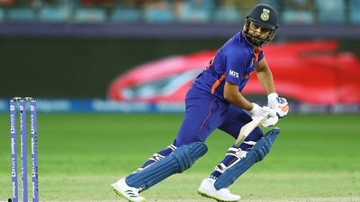 India's Rohit Sharma plays a shot during the ICC Men's T20 World Cup match between India and Namibia, at Dubai International Stadium in Dubai on Monday. (ANI) India's Rohit Sharma plays a shot during the ICC Men's T20 World Cup match between India and Namibia, at Dubai International Stadium in Dubai on Monday. (ANI)