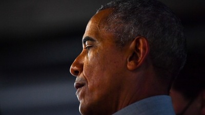 U.S. former President Barack Obama in Glasgow, Scotland, Britain. (REUTERS)