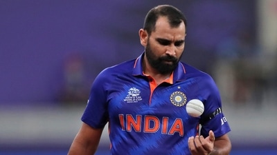 India's Mohammed Shami walks to bowl his next delivery during the Cricket Twenty20 World Cup match between India and Namibia in Dubai, UAE, Monday, Nov. 8, 2021. (AP) India's Mohammed Shami walks to bowl his next delivery during the Cricket Twenty20 World Cup match between India and Namibia in Dubai, UAE, Monday, Nov. 8, 2021. (AP)