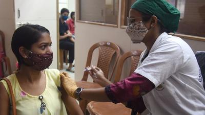 A person taks a Covid-19 vaccine jab in Mumbai. A majority of Covid-19 cases in Maharashtra were reported in urban areas. (HT photo) A person taks a Covid-19 vaccine jab in Mumbai. A majority of Covid-19 cases in Maharashtra were reported in urban areas. (HT photo)