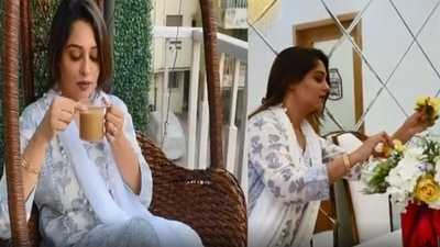 Dipika Kakar shows around her house. Dipika Kakar shows around her house. 
