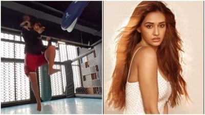 Disha Patani is ‘finally getting there.’ Tiger Shroff approves (Instgram/@dishapatani) Disha Patani is ‘finally getting there.’ Tiger Shroff approves (Instgram/@dishapatani)