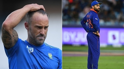 Faf du Plessis and Virat Kohli. (Getty Images) Faf du Plessis and Virat Kohli. (Getty Images)