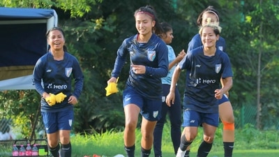 India women's football team. (File Photo) (Twitter/IndianFootball) India women's football team. (File Photo) (Twitter/IndianFootball)