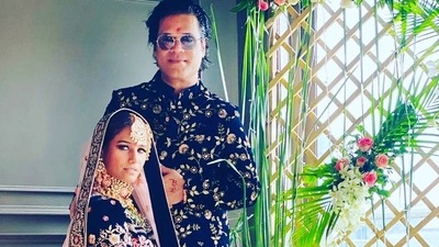 Poonam Pandey and Sam Bombay tied the knot in September last year. Poonam Pandey and Sam Bombay tied the knot in September last year. 