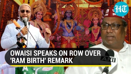 Asaduddin Owaisi commented on BJP ally Sanjay Nishad's Ram birth remark (Agencies)