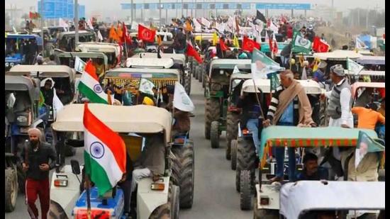 Farmer leaders, who were present in the meeting, said that those participating in the tractor march will sit wherever the police will stop them.
