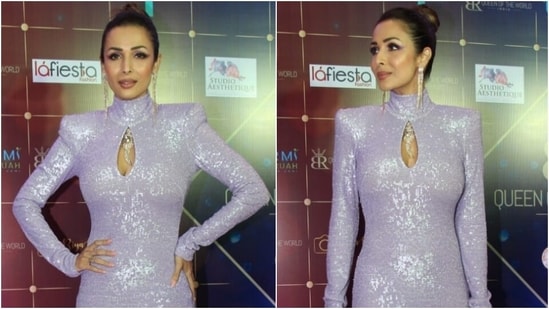 Malaika Arora in figure-hugging lavender dress brings oomph factor to red carpet and how!
