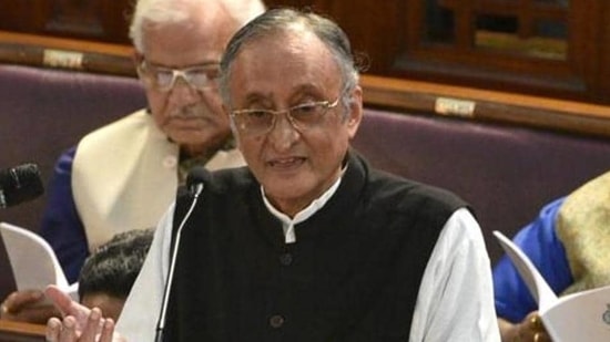 Amit Mitra contested and won the assembly elections from Khardah in North 24 Parganas for two consecutive terms(HT PHOTO.)