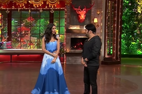 Katrina Kaif asks about Navjot Singh Sidhu on The Kapil Sharma Show.&nbsp;