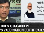 Mandaviya on countries accepting Indian certificate
