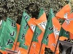 BJP flags at party head quarter in New Delhi.(HT Representative Photo) BJP flags at party head quarter in New Delhi.(HT Representative Photo)