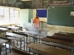 It is to be noted that physical classes for school students of standards eight and above have already reopened in the state. (File Photo / PTI) It is to be noted that physical classes for school students of standards eight and above have already reopened in the state. (File Photo / PTI)