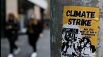 A poster highlighting climate crisis is seen on a post, asCOP26 takes place in Glasgow. (REUTERS) A poster highlighting climate crisis is seen on a post, asCOP26 takes place in Glasgow. (REUTERS)
