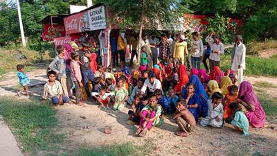Most Pakistan Hindus entered India for pilgrimage to Haridwar and Jodhpur from West Punjab before the lockdown imposed in March 2020; others have overstayed their visa. (HT Photo) Most Pakistan Hindus entered India for pilgrimage to Haridwar and Jodhpur from West Punjab before the lockdown imposed in March 2020; others have overstayed their visa. (HT Photo)