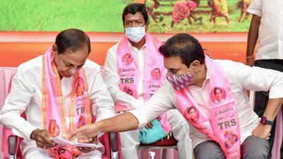 The TRS’ decision to organise protests came amid an ongoing war of words between the party and BJP over paddy procurement and reducing VAT on petrol and diesel. (PTI) The TRS’ decision to organise protests came amid an ongoing war of words between the party and BJP over paddy procurement and reducing VAT on petrol and diesel. (PTI)