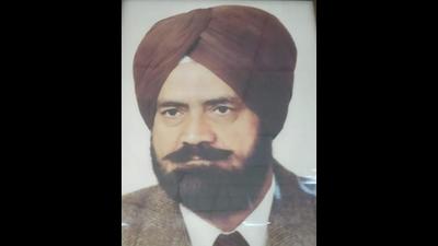 PAU cotton scientist Dr Tejinder Harpal Singh, who passed away at the age of 86 on Wednesday. (HT)