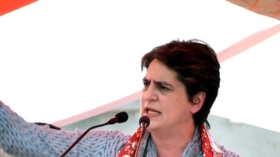 Priyanka Gandhi, the Congress general secretary, shared a video of ASHA workers being allegedly “assaulted” by police at Shahjahanpur (HT_PRINT) Priyanka Gandhi, the Congress general secretary, shared a video of ASHA workers being allegedly “assaulted” by police at Shahjahanpur (HT_PRINT)