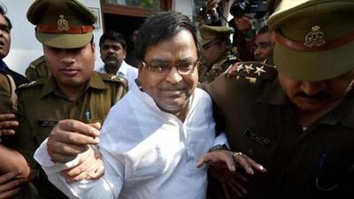 Former Uttar Pradesh minister Gayatri Prasad Prajapati was arrested in 2017. (FILE PHOTO) Former Uttar Pradesh minister Gayatri Prasad Prajapati was arrested in 2017. (FILE PHOTO)