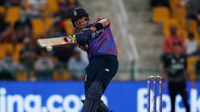 Cricket - ICC Men's T20 World Cup - Super 12 - Semi-Final - England v New Zealand - Sheikh Zayed Cricket Stadium, Abu Dhabi, United Arab Emirates - November 10, 2021 England's Liam Livingstone in action REUTERS/Hamad I Mohammed (REUTERS)