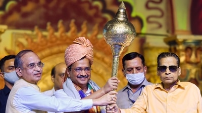 Delhi chief minister Arvind Kejriwal already promised the people of development and state sponsored pilgrimages for all religions. (PTI) Delhi chief minister Arvind Kejriwal already promised the people of development and state sponsored pilgrimages for all religions. (PTI)