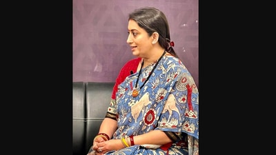 Smriti Irani shared an image with a motivational quote written on it. (Instagram/@smritiiraniofficial)