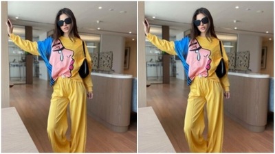 Mouni posed like a diva in tinted shades. (Instagram/@imouniroy) Mouni posed like a diva in tinted shades. (Instagram/@imouniroy)