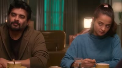 R Madhavan and Surveen Chawla in Decoupled.