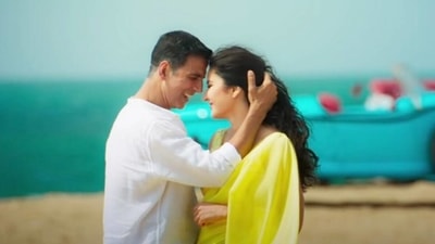 Akshay Kumar and Katrina Kaif in a still from Sooryavanshi. Akshay Kumar and Katrina Kaif in a still from Sooryavanshi.