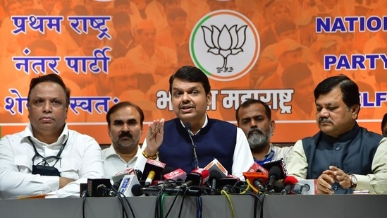 BJP leader Devendra Fadnavis. (HT Photo)
