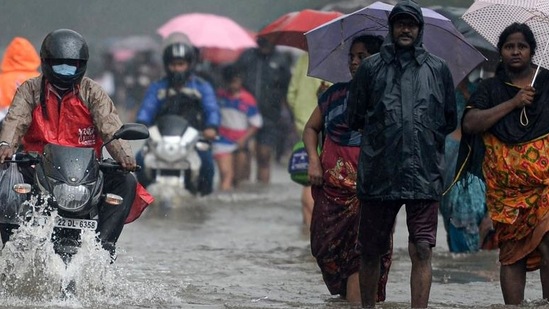 Till now, five people have died due to rain-related incidents in the southern state.(AFP Photo)