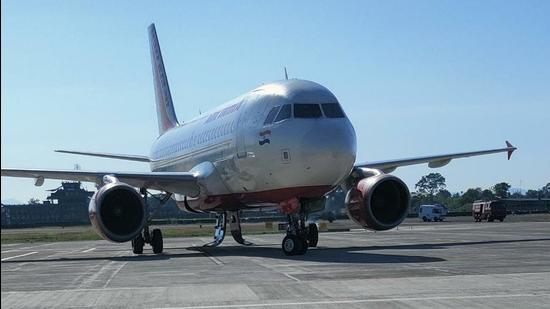 The Air India flight which made an emergency landing at Silchar airport has blocked the only runway there. (Photo-Sourced)