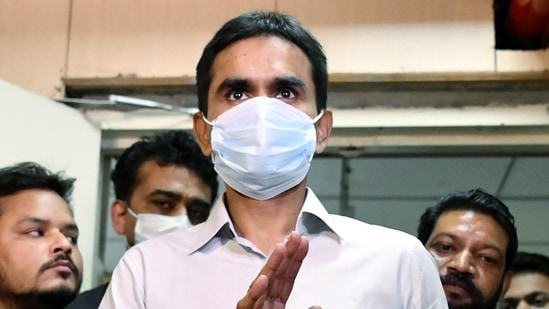 Nawab Malik, a Nationalist Congress Party leader, has levelled serious allegations against Sameer Wankhede. (ANI Photo) Nawab Malik, a Nationalist Congress Party leader, has levelled serious allegations against Sameer Wankhede. (ANI Photo)
