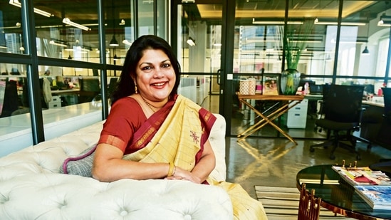 Falguni Nayar, founder and CEO of Nykaa&nbsp;(File Photo)