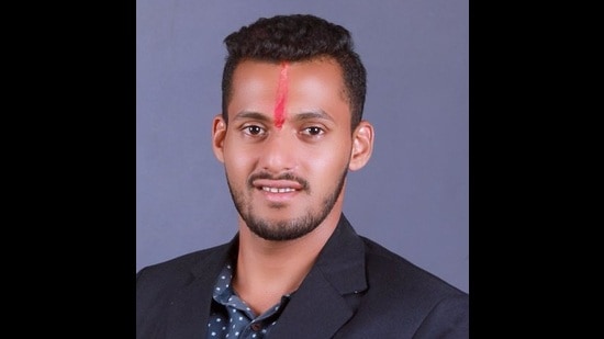 Para-swimmer Swapnil Sanjay Patil. (HT File)