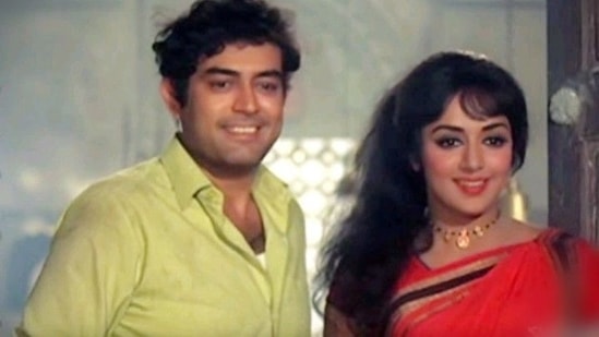 Hema Malini and Sanjeev Kumar worked in a few movies together.